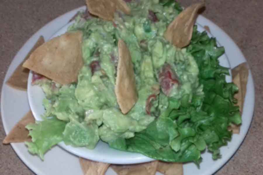 Guacamole de la casa