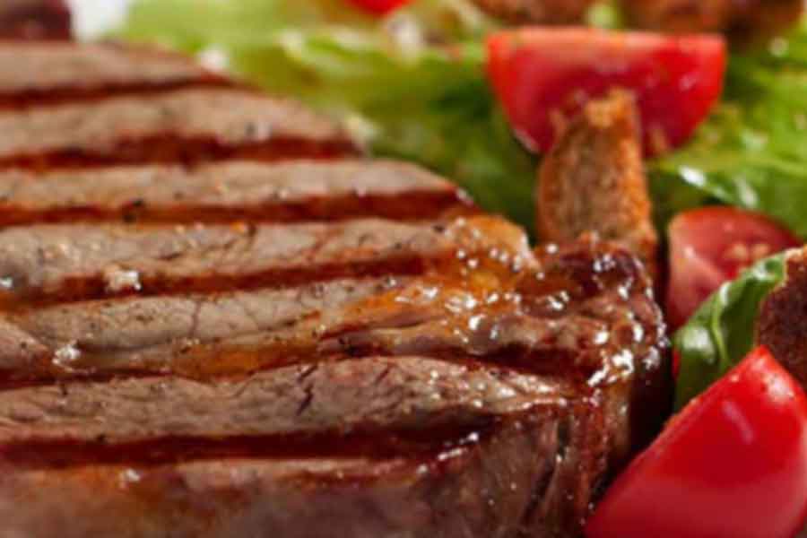 Arrachera al carbón